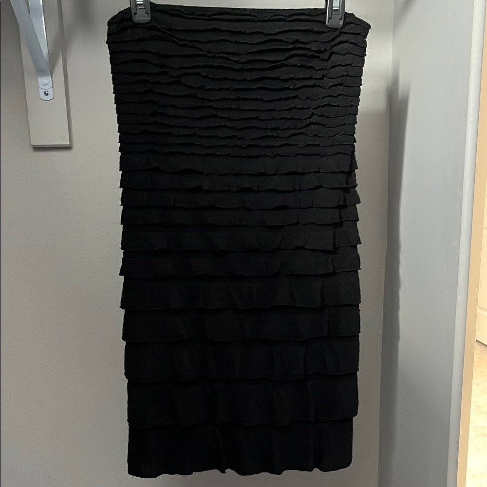 Chic Black Layered Skirt